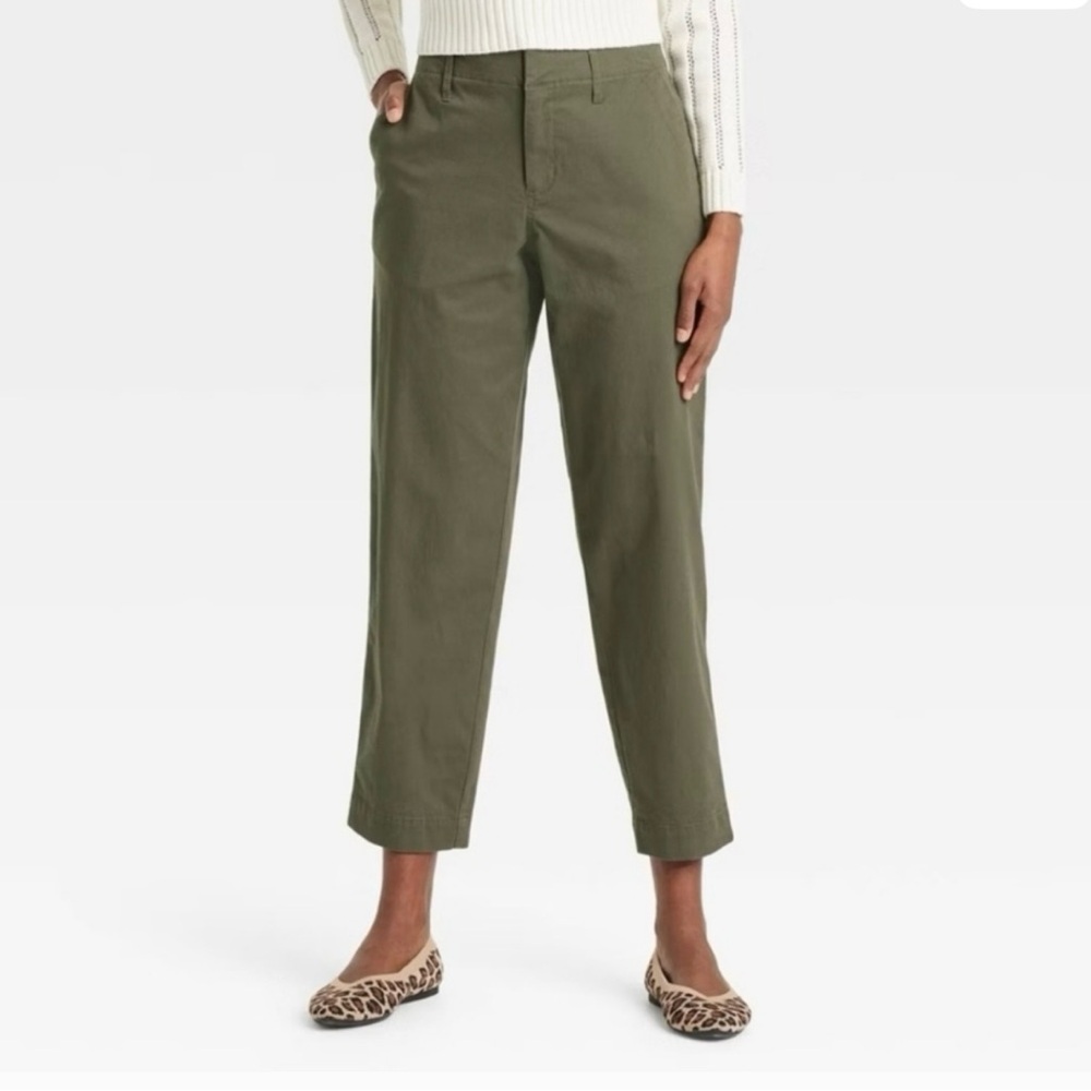 High Rise Straight Pants